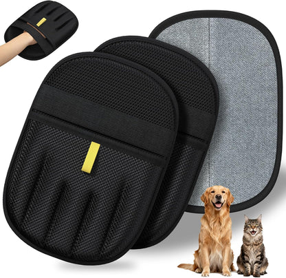 Pet Hair Remover - 2025 New Electrostatic Magic Brush Pet Hair Remover Glove, Reusable Cat & Dog Hair Remover Tool for Clothing, Couch, Furniture, Carpet, Car Seat, Cat Grooming Glove, 1 PCS