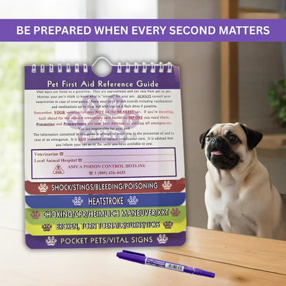 Pet First Aid Reference Guide