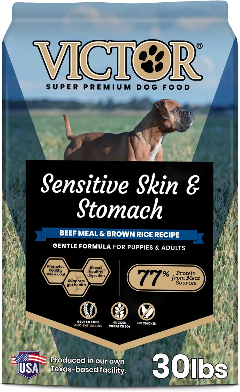 Sensitive Skin & Stomach - Beef Meal & Brown Rice Dog Food, 15 lb