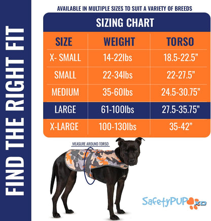 Reflective Dog Vest, Hi Vis Safety Gear for Low-Light Morning & Night Walks