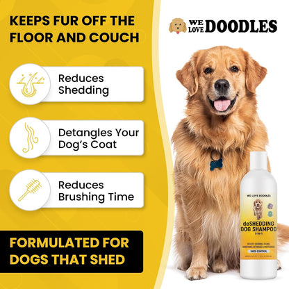 Premium Oatmeal Shampoo & Conditioner for Dogs with Sensitive & Itchy Skin