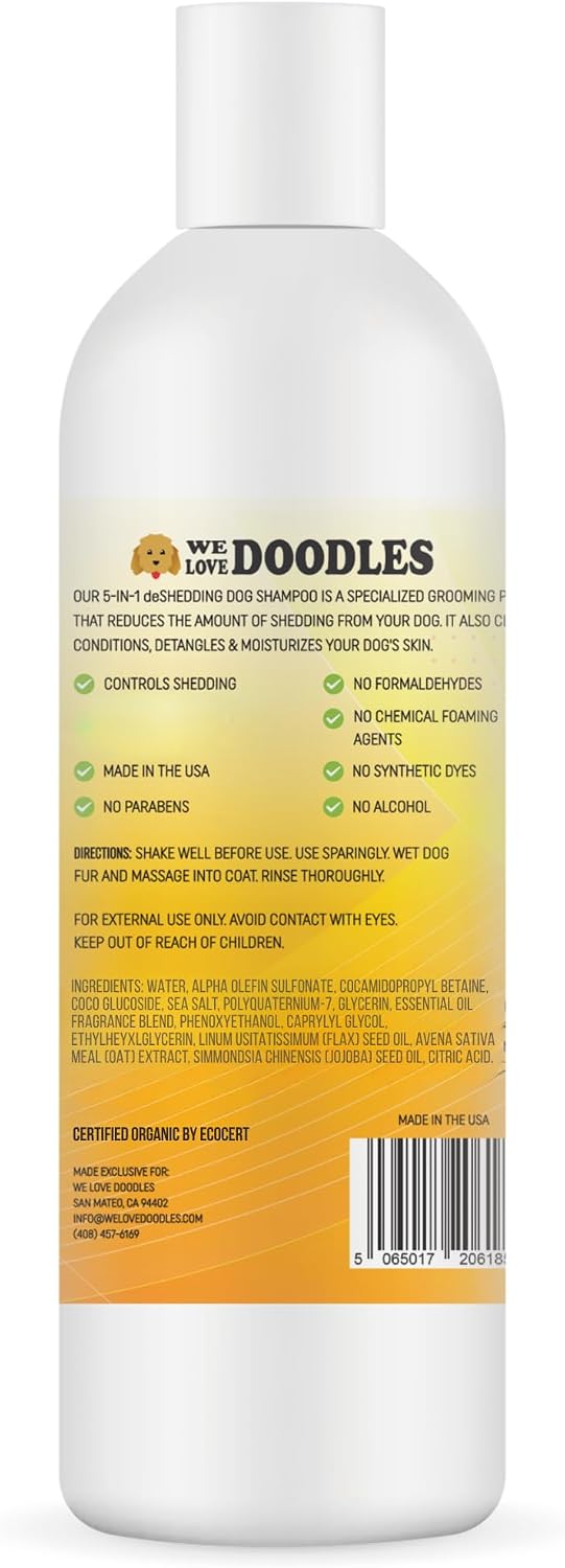 Premium Oatmeal Shampoo & Conditioner for Dogs with Sensitive & Itchy Skin