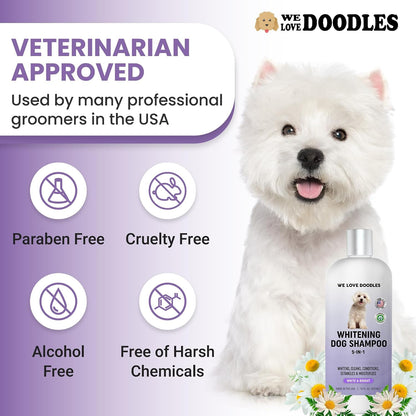 Premium Oatmeal Shampoo & Conditioner for Dogs with Sensitive & Itchy Skin