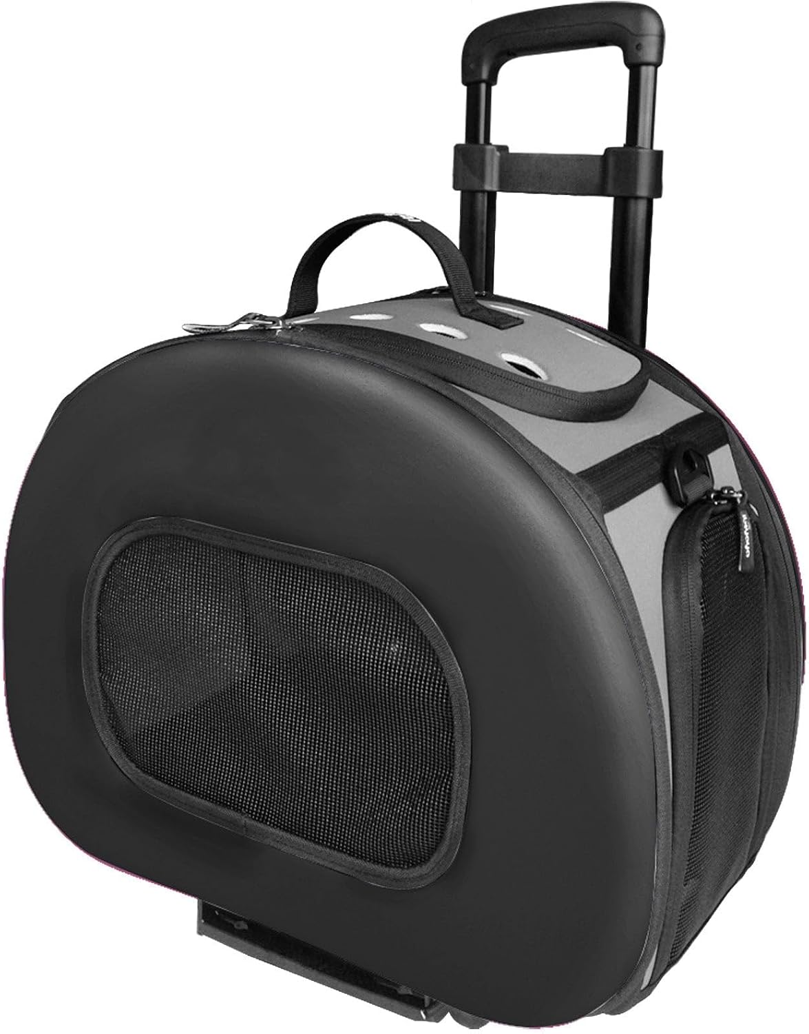 ® 'Final Destination' Military-Grade Hardshell and Light 2-in-1 Wheeled or Carrying Travel Airline Cat and Dog Carrier Crate or Portable Pet Kennel