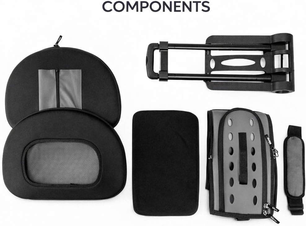 ® 'Final Destination' Military-Grade Hardshell and Light 2-in-1 Wheeled or Carrying Travel Airline Cat and Dog Carrier Crate or Portable Pet Kennel