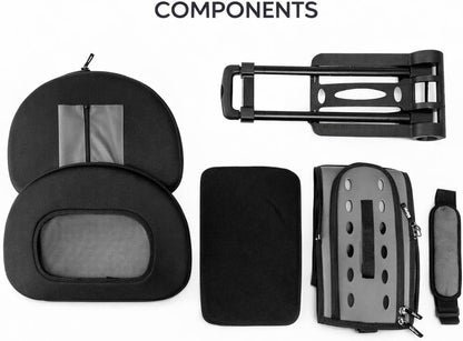 ® 'Final Destination' Military-Grade Hardshell and Light 2-in-1 Wheeled or Carrying Travel Airline Cat and Dog Carrier Crate or Portable Pet Kennel