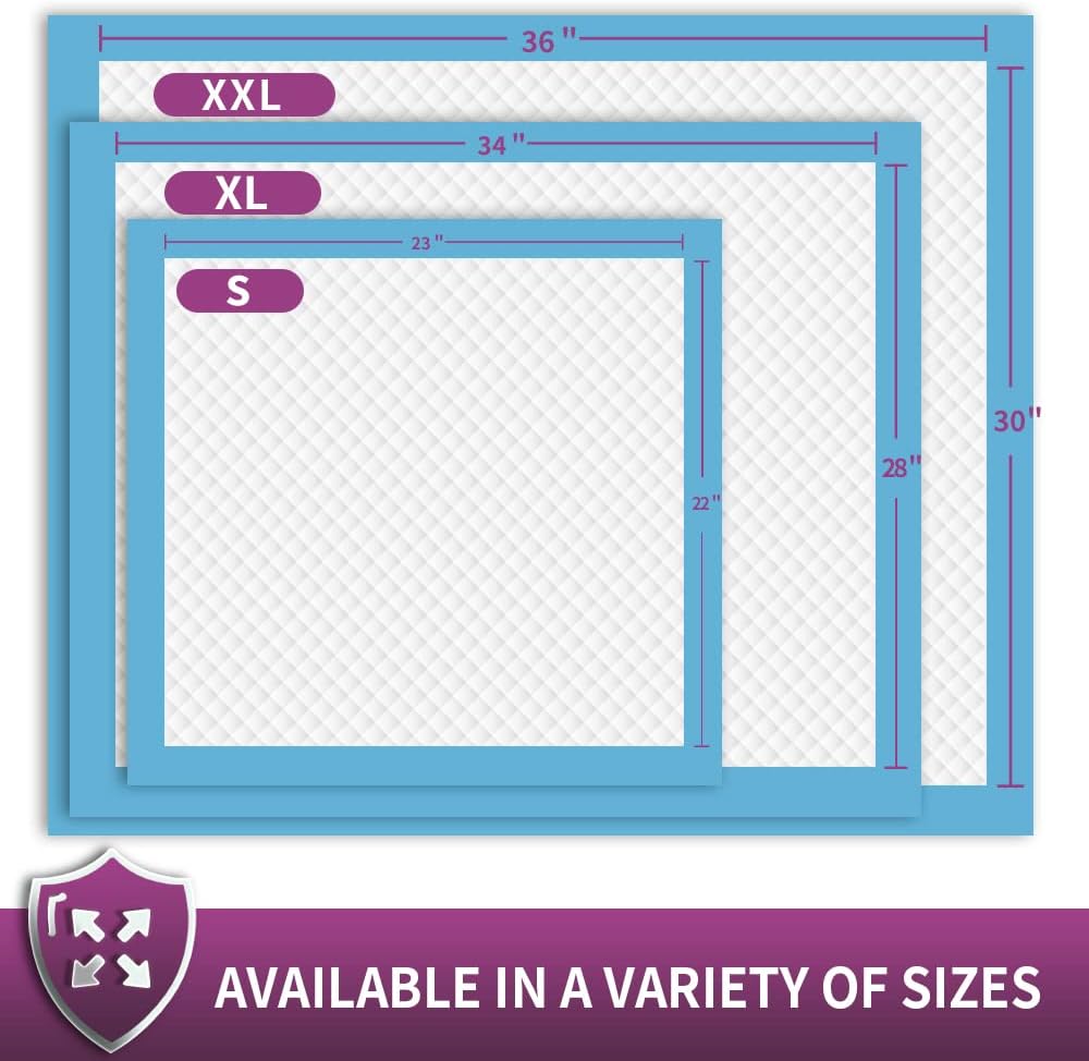 50 Pack Dog Pads XL, 30"x36" Great Value Puppy Pads