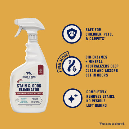 Rocco & Roxie Enzyme Stain & Odor Eliminator, 32 Fl Oz