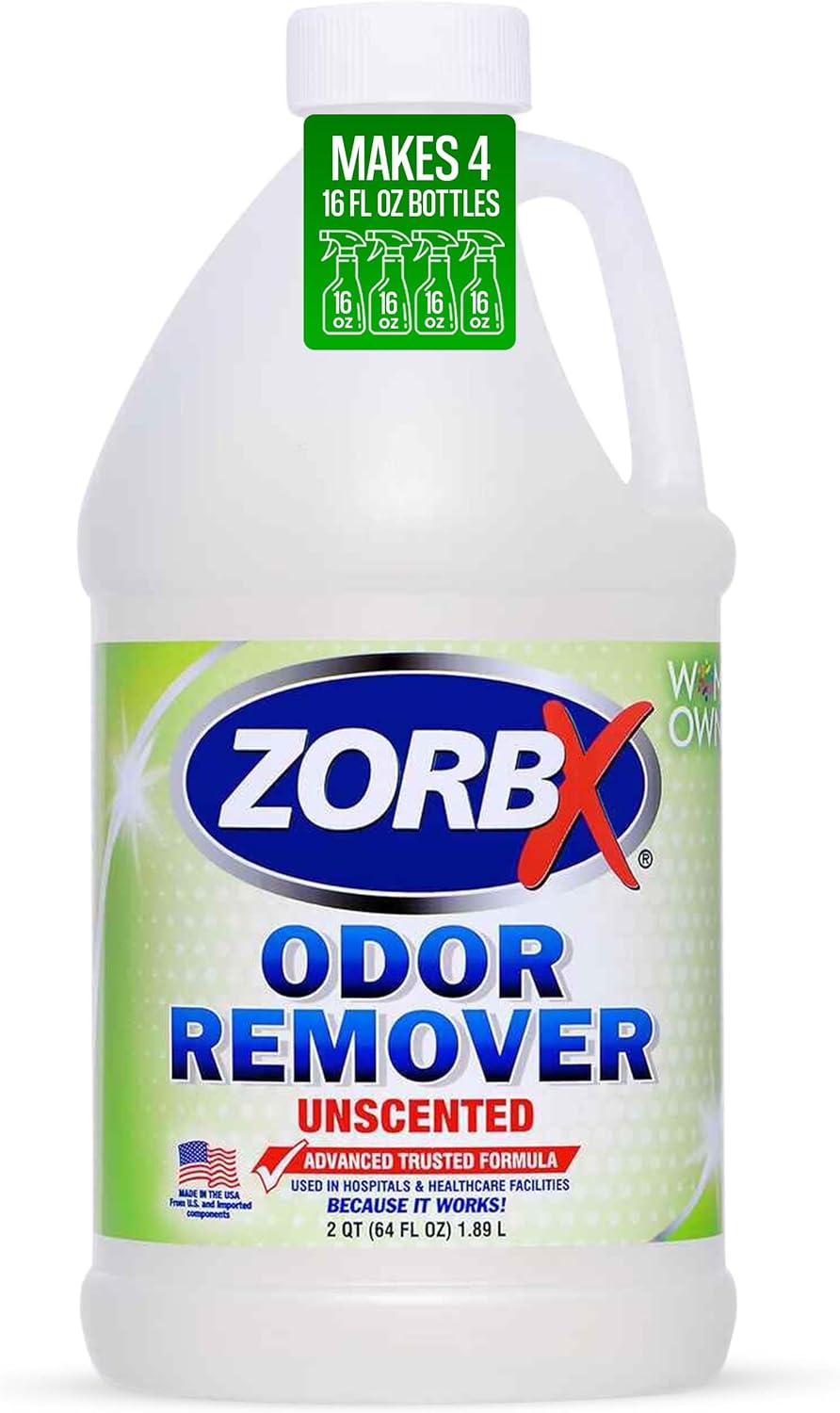 Unscented Odor Remover Spray 16 Oz, Hospital-Grade Formula