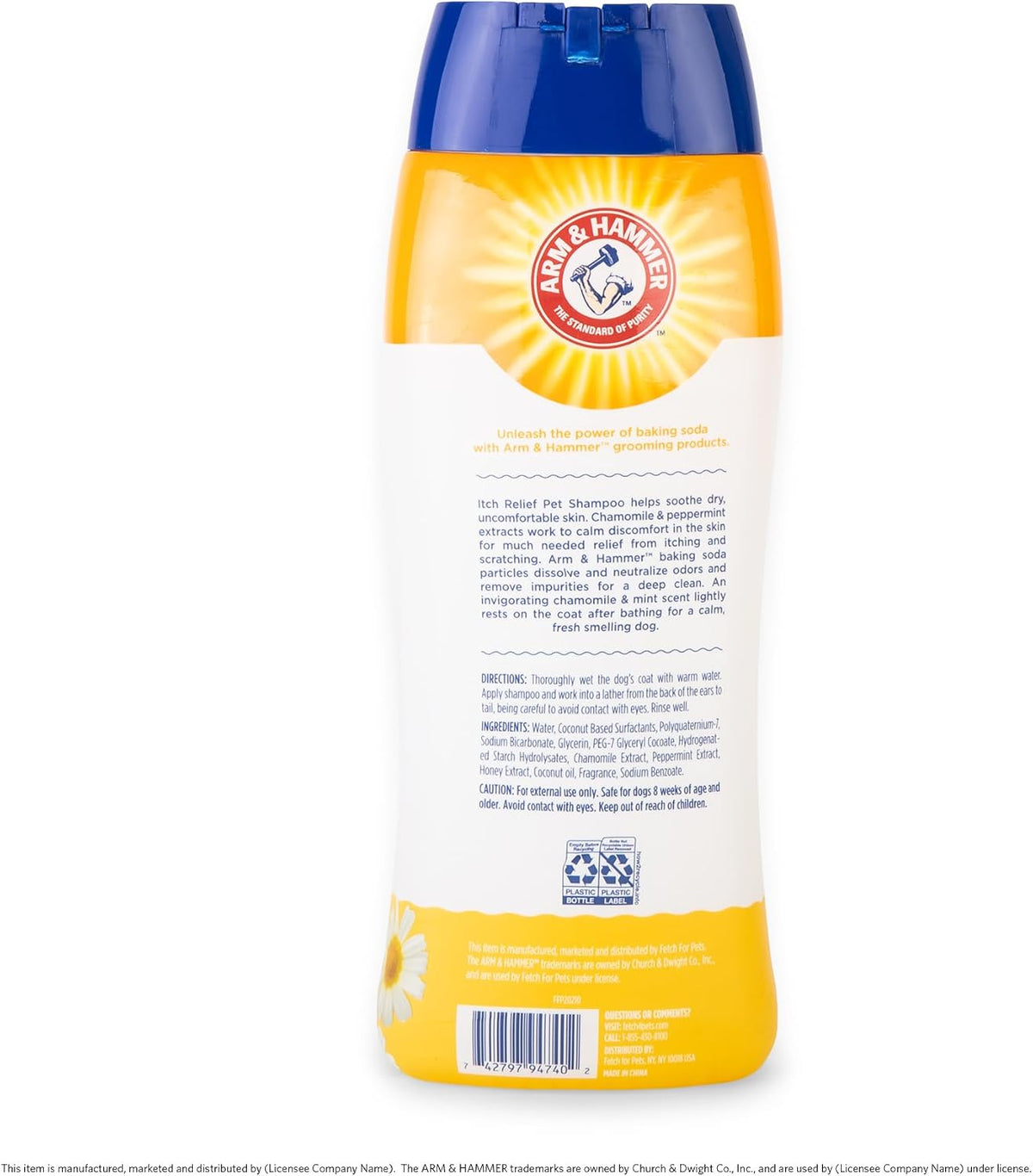 Soothing Oatmeal Dog Shampoo, Vanilla Coconut Scent, 20 Fl Oz