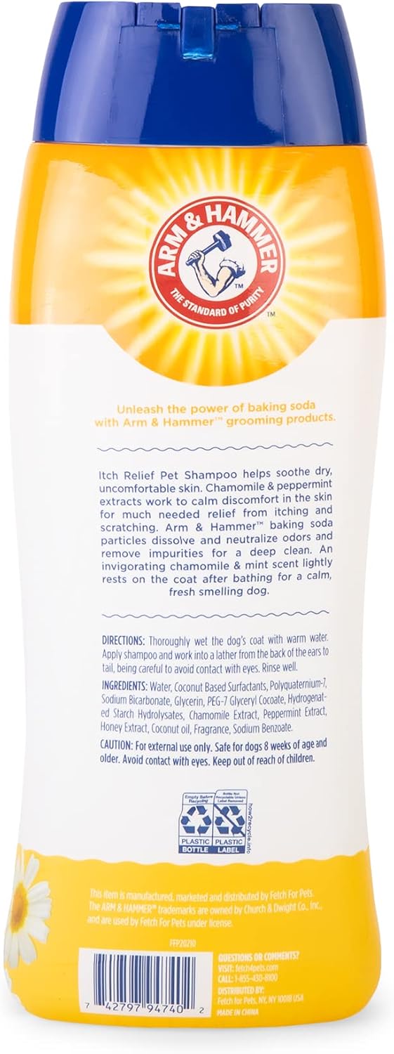 Soothing Oatmeal Dog Shampoo, Vanilla Coconut Scent, 20 Fl Oz