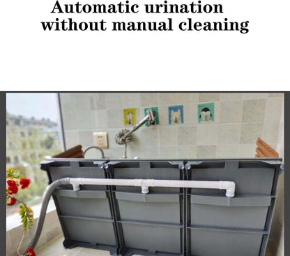 Dog Toilet, Three Sides Fence, Automatic Urination, Size 30 * 45cm, Green Colour (A)