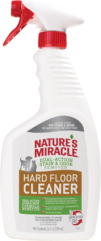 Hard Floor Cleaner, Stain & Odor Remover, 24 oz