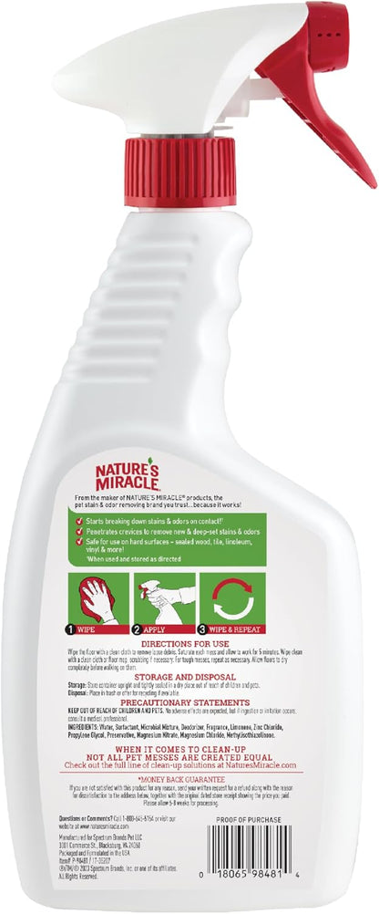 Hard Floor Cleaner, Stain & Odor Remover, 24 oz