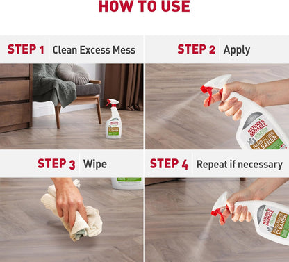 Hard Floor Cleaner, Stain & Odor Remover, 24 oz