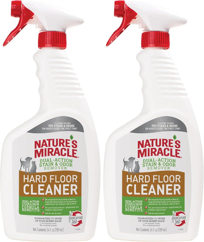 Hard Floor Cleaner, Stain & Odor Remover, 24 oz