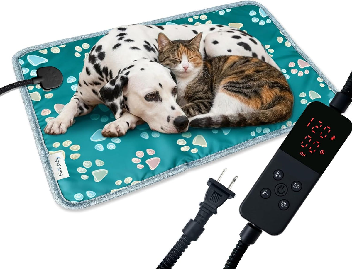 furrybaby Pet Heating Pad for Cats & Dogs,Waterproof,Anti-Bite Warming Mat