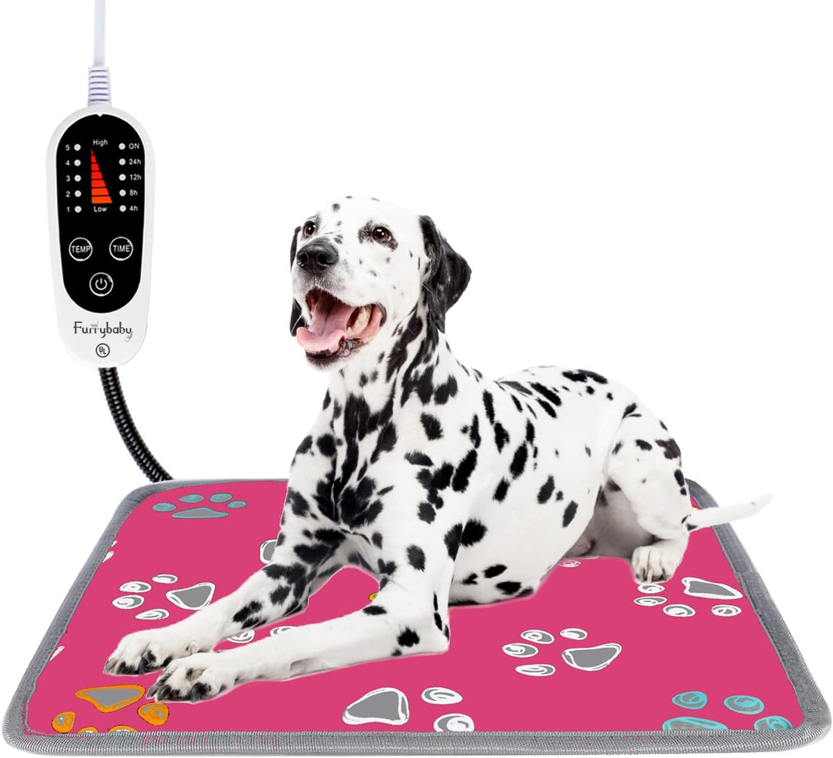 furrybaby Pet Heating Pad for Cats & Dogs,Waterproof,Anti-Bite Warming Mat