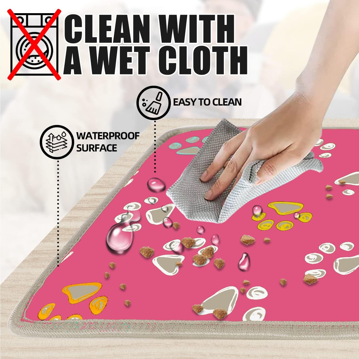 furrybaby Pet Heating Pad for Cats & Dogs,Waterproof,Anti-Bite Warming Mat