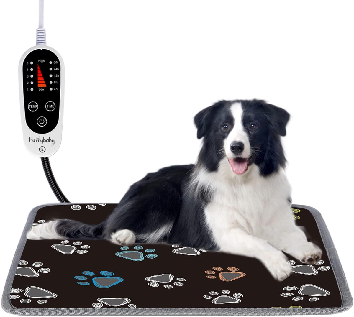 furrybaby Pet Heating Pad for Cats & Dogs,Waterproof,Anti-Bite Warming Mat