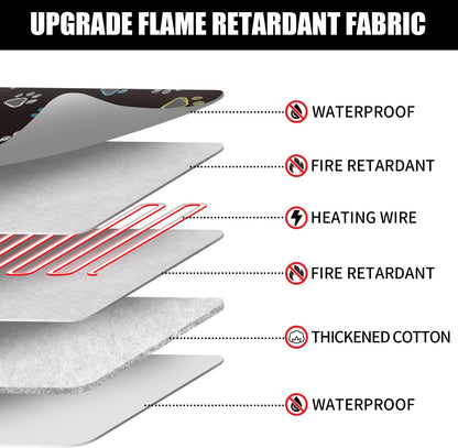 furrybaby Pet Heating Pad for Cats & Dogs,Waterproof,Anti-Bite Warming Mat