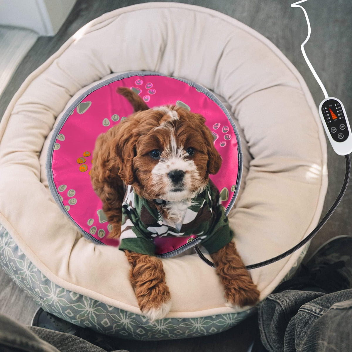 furrybaby Pet Heating Pad for Cats & Dogs,Waterproof,Anti-Bite Warming Mat
