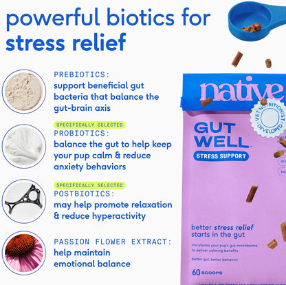 Calming Chews for Dogs - Promotes Calming Effect, Supports Emotional Balance & Reduces Hyperactivity - Hemp Seed, Melatonin for Dogs, L-Theanine & Casein - Air-Dried 30 Chews