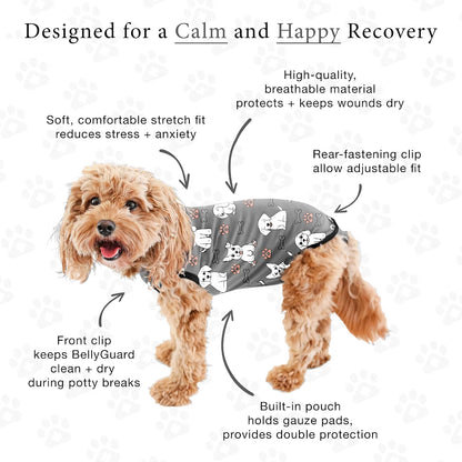 Dog Surgery Recovery Suit, Male Female After Spay Neuter Onesie
