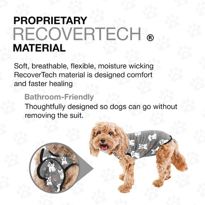 Dog Surgery Recovery Suit, Male Female After Spay Neuter Onesie