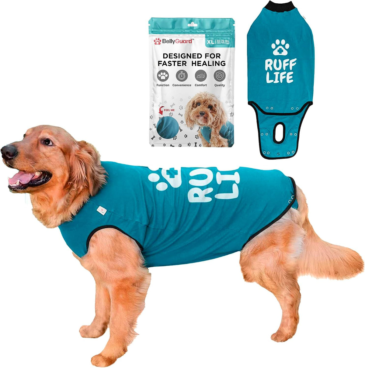 Dog Surgery Recovery Suit, Male Female After Spay Neuter Onesie