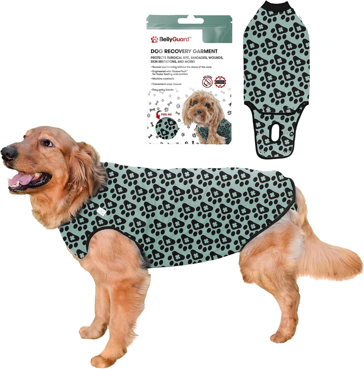 Dog Surgery Recovery Suit, Male Female After Spay Neuter Onesie