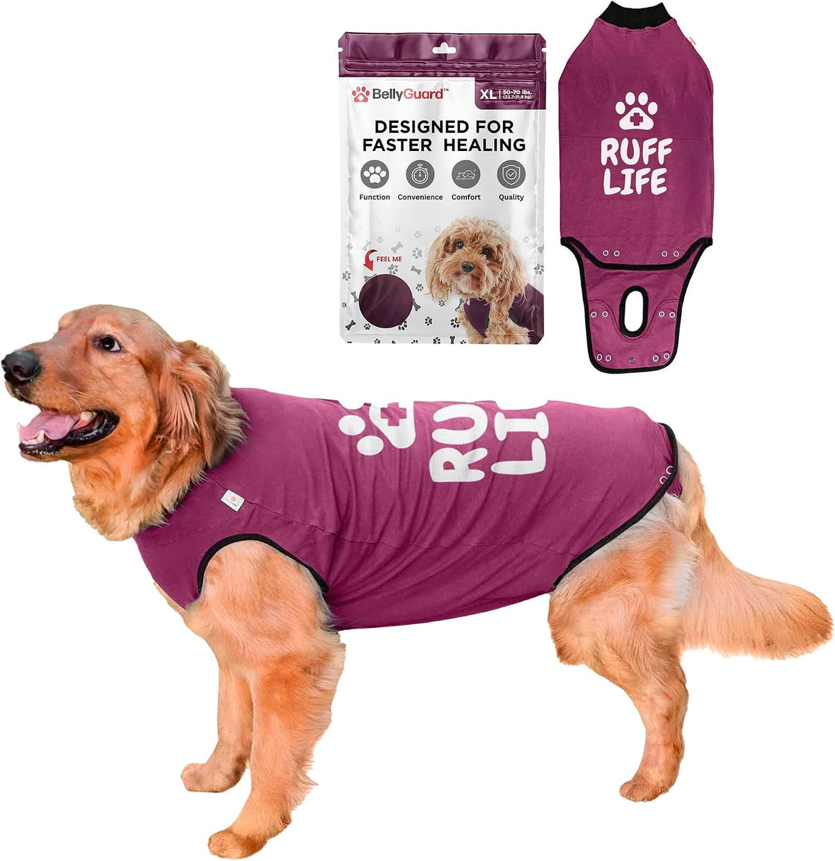 Dog Surgery Recovery Suit, Male Female After Spay Neuter Onesie