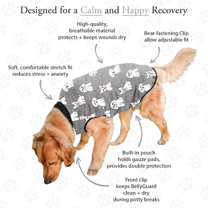 Dog Surgery Recovery Suit, Male Female After Spay Neuter Onesie