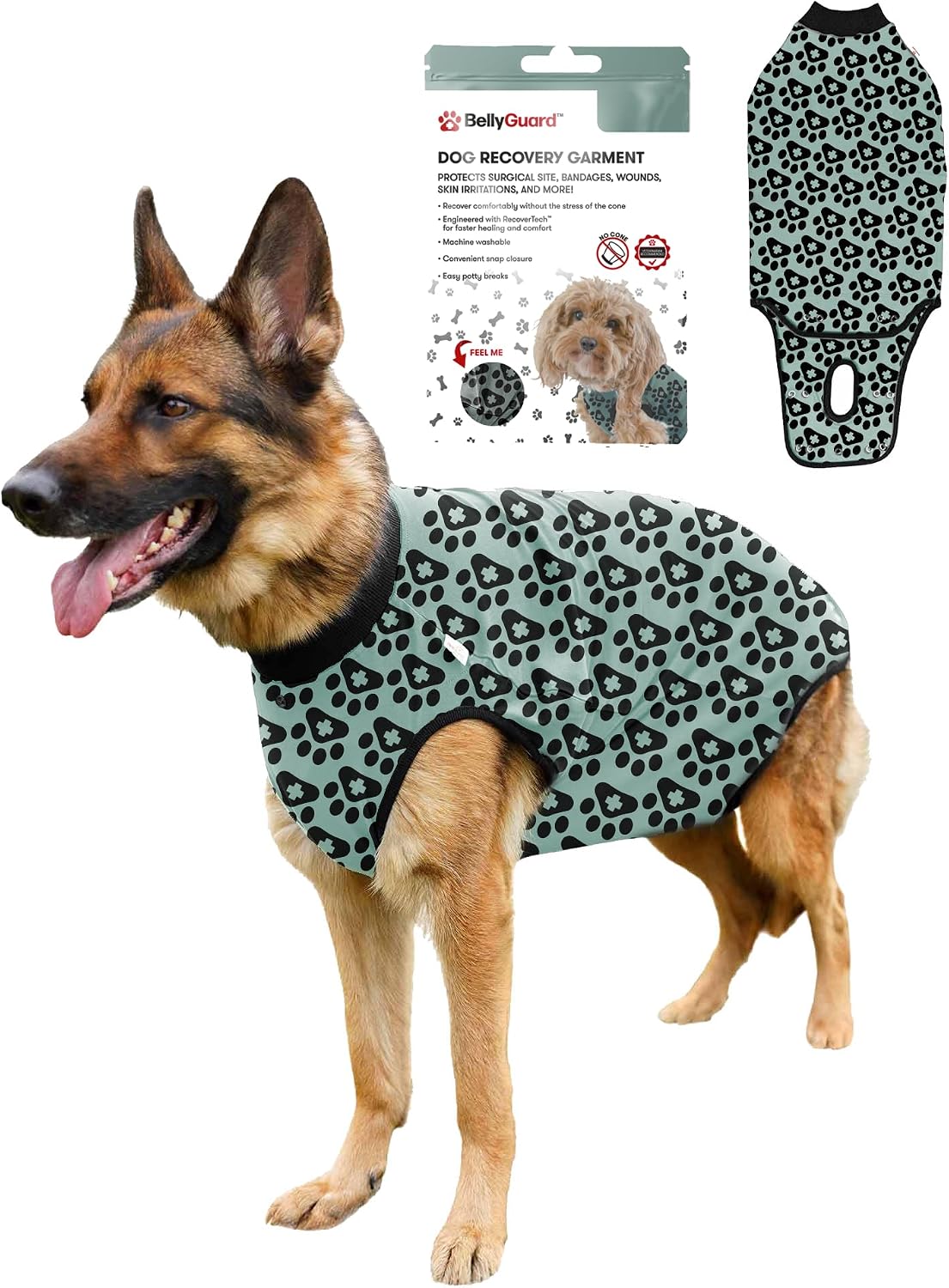 Dog Surgery Recovery Suit, Male Female After Spay Neuter Onesie