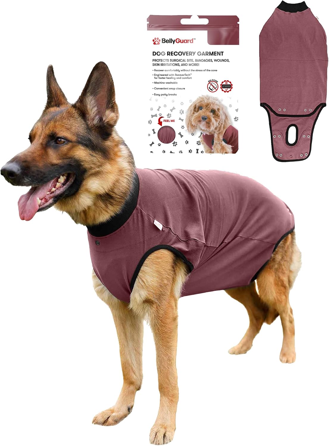Dog Surgery Recovery Suit, Male Female After Spay Neuter Onesie