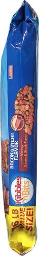 Dry Dog Food, Savory Bacon & Steak Flavor for Adult Dogs 16 lb. Bag