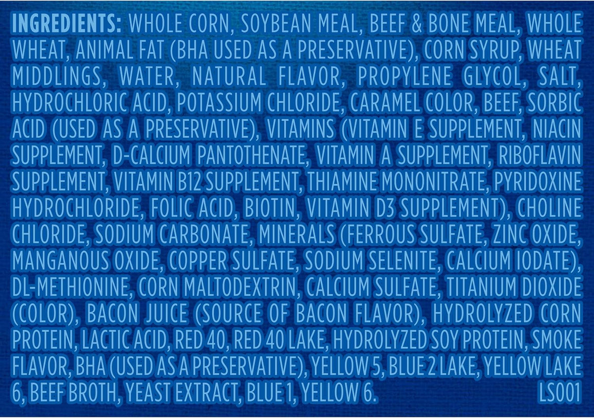Dry Dog Food, Savory Bacon & Steak Flavor for Adult Dogs 16 lb. Bag