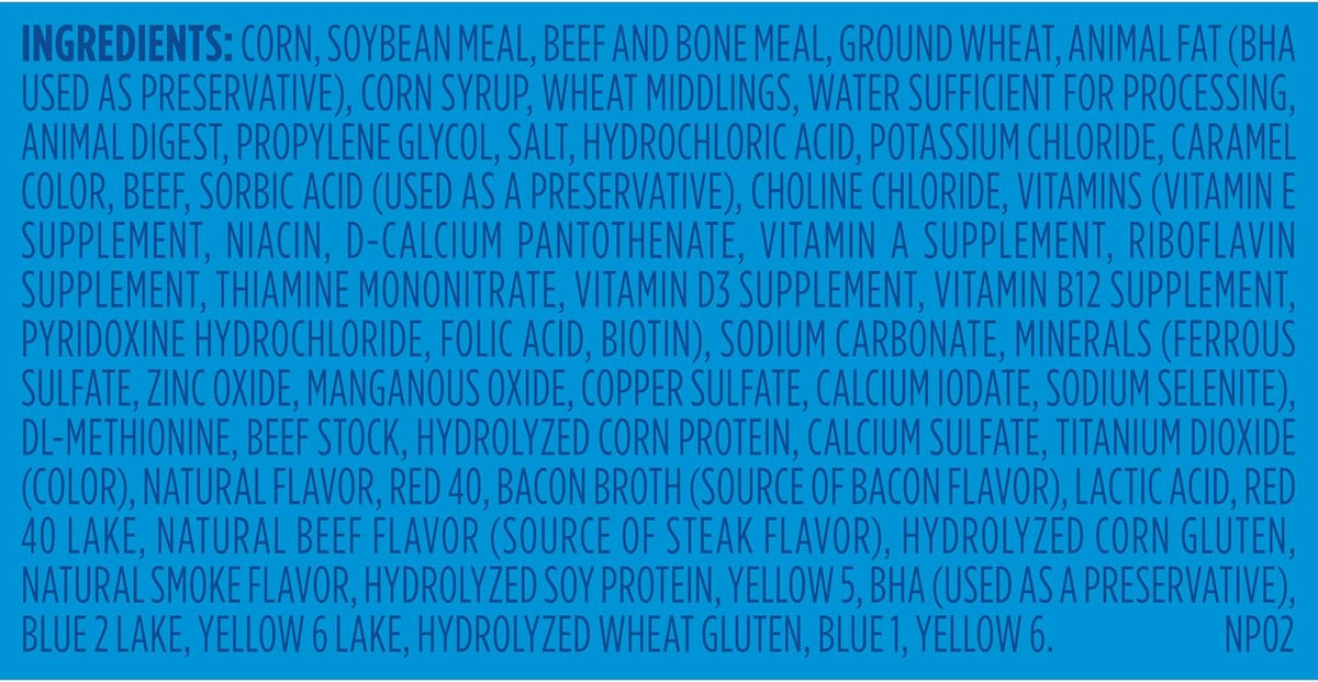 Dry Dog Food, Savory Bacon & Steak Flavor for Adult Dogs 16 lb. Bag
