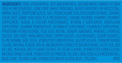 Dry Dog Food, Savory Bacon & Steak Flavor for Adult Dogs 16 lb. Bag