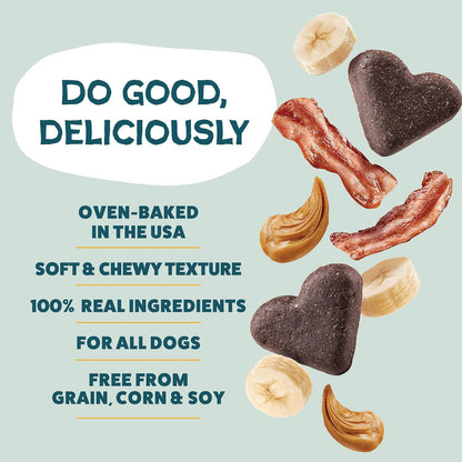 Bananas for Bacon Soft-Baked Dog Treats - 6 oz
