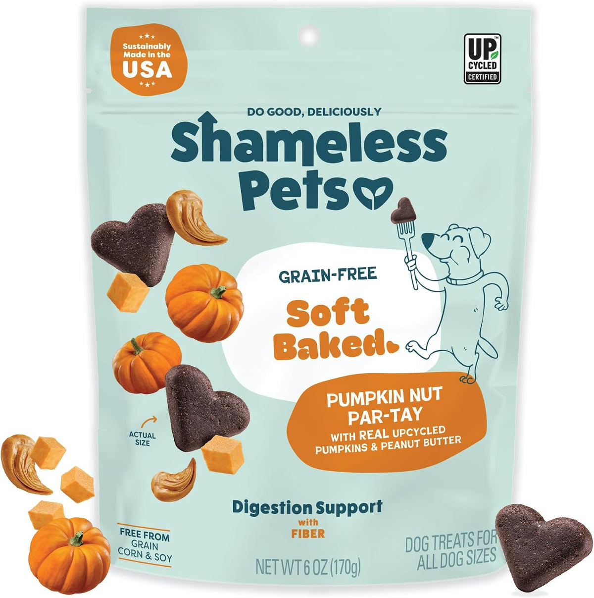 Bananas for Bacon Soft-Baked Dog Treats - 6 oz