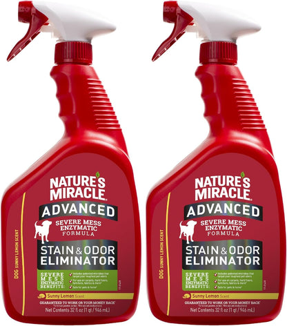 Advanced Dog Stain & Odor Eliminator, Severe Mess, 32 oz