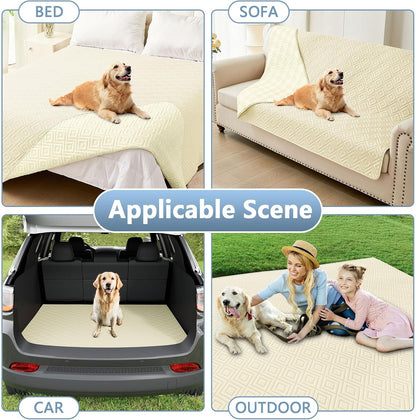 Waterproof Reversible Dog Blanket, Pet Blanket for Sofa Couch | Waterproof Protection, Soft Fabric, Reversible Design, Washable, Sofa Protection from Pet Hair & Messes (30x70 Inch)