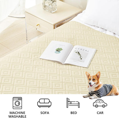 Waterproof Reversible Dog Blanket, Pet Blanket for Sofa Couch | Waterproof Protection, Soft Fabric, Reversible Design, Washable, Sofa Protection from Pet Hair & Messes (30x70 Inch)