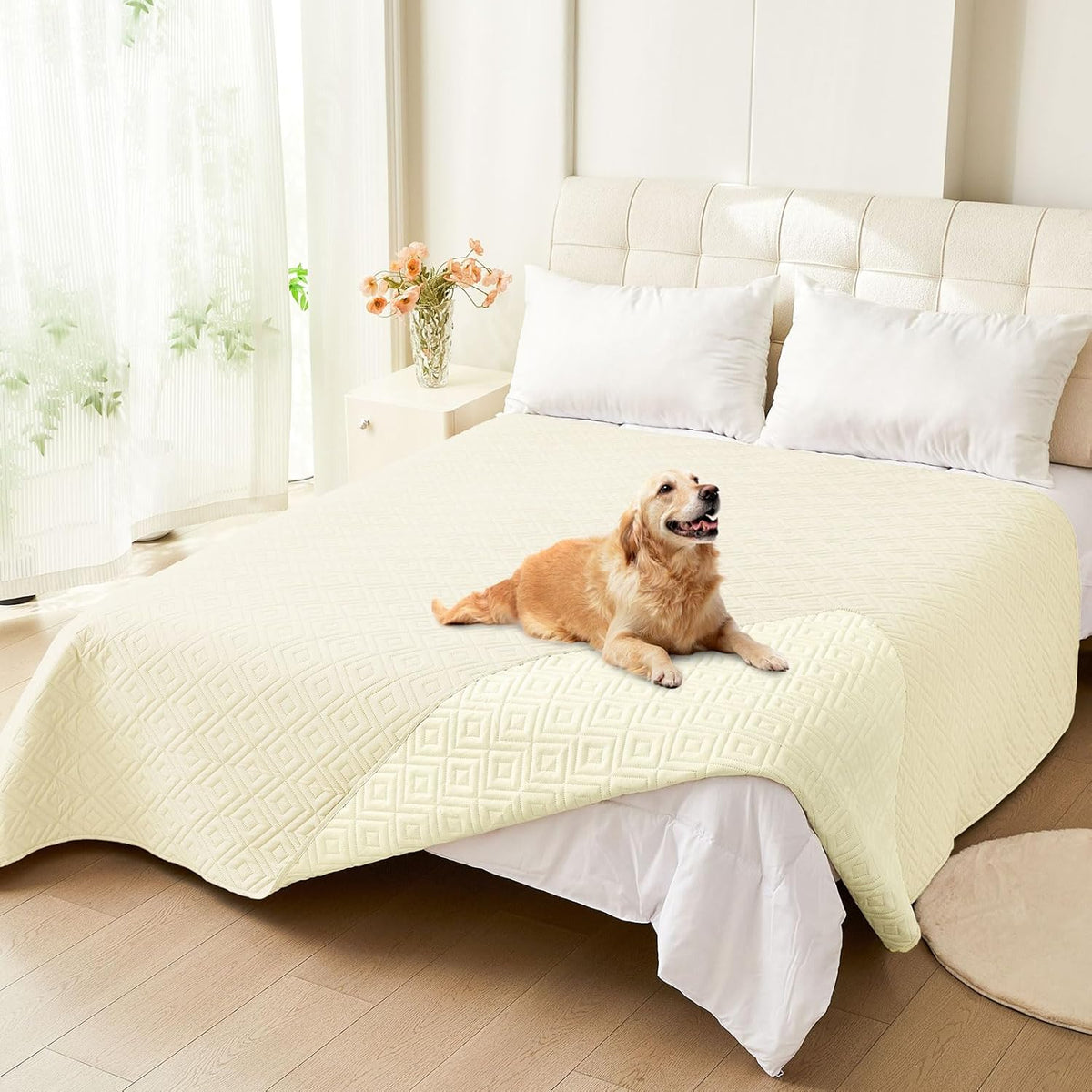 Waterproof Reversible Dog Blanket, Pet Blanket for Sofa Couch | Waterproof Protection, Soft Fabric, Reversible Design, Washable, Sofa Protection from Pet Hair & Messes (30x70 Inch)