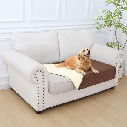 Waterproof Reversible Dog Blanket, Pet Blanket for Sofa Couch | Waterproof Protection, Soft Fabric, Reversible Design, Washable, Sofa Protection from Pet Hair & Messes (30x70 Inch)