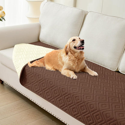 Waterproof Reversible Dog Blanket, Pet Blanket for Sofa Couch | Waterproof Protection, Soft Fabric, Reversible Design, Washable, Sofa Protection from Pet Hair & Messes (30x70 Inch)