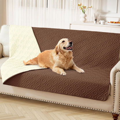 Waterproof Reversible Dog Blanket, Pet Blanket for Sofa Couch | Waterproof Protection, Soft Fabric, Reversible Design, Washable, Sofa Protection from Pet Hair & Messes (30x70 Inch)