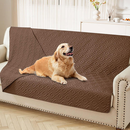 Waterproof Reversible Dog Blanket, Pet Blanket for Sofa Couch | Waterproof Protection, Soft Fabric, Reversible Design, Washable, Sofa Protection from Pet Hair & Messes (30x70 Inch)