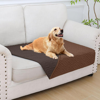 Waterproof Reversible Dog Blanket, Pet Blanket for Sofa Couch | Waterproof Protection, Soft Fabric, Reversible Design, Washable, Sofa Protection from Pet Hair & Messes (30x70 Inch)